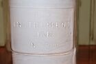Antique Glass B p  Instrument Jar No  500 Medical Apothecary Sanitation 