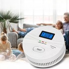 3-pack Smoke And Carbon Monoxide Detector With Lcd Display And Voice Warning 