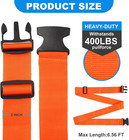 4 Pack Luggage Straps  Adjustable Travel Suitcase Belt Secure Lock Straps To Pre