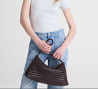 Madewell The Signature Woven Zip Top Shoulder Bag     Women s Leather Handbag