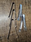 Vintage Vollrath 47106 Stainless Steel 6    Utility Tongs Sheboygan Usa Set Of 5
