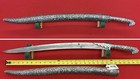 Rare And Truly Massive Full Silver Mounted Ottoman Yataghan With Damascus Blade
