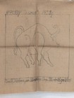 Pearl Mcgown Rug Hooking Pattern Taurus Celestial Horoscope 14  Burlap