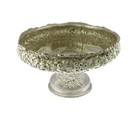 Antique 1875 Tiffany   Co Pattern   4346 Sterling Silver Repousse Floral Compote