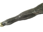 Vintage Raised Floral Image Silverplate Handle Button Hook 7-1 2 