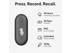 Plaud Notepin Ai Voice Recorder  64gb Memory  Ai Transcribe   Summarize  Support