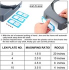 Headband Magnifier Double Lens Head Mounted Reading Loupe Jewelry Visor