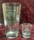 New York Knicks 2025 2026 Nba Champions Beer  pint Glass    A Shot  shot Glass 