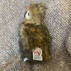 Hansa Owl Youth Moving Head 4465 New With Tag  Realistic Brown Owl Plush