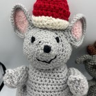 Lot Handmade Crochet Plush Stuffed Animal Homemade Mouse Bear Baby Shower