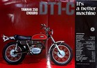 1970 1971 Yamaha 250 Enduro Dt1-c 4-page Brochure-literature Nos Dt1c Dt 250