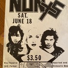 Vintage The Nuns 1978 Poster Flyer Sf Punk Rock Rio Theatre Ca Rare Original
