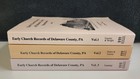 Early Church Records Of Delaware County  Pa  Genealogy  vol  1  2    3  Book Set