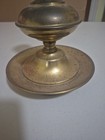 Antique Brass Candle Holder 8  Tall Vintage Candlestick