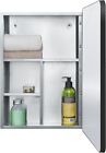 Fundin Medicine Cabinet  Beveled Edge Mirror Door With Round Black 15 x21 