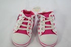 Gerber Baby Hot Pink Polka Dot Hitop Sneaker Size 3 Tf