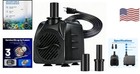 Versatile 200gph Submersible Pump - Ultra Quiet For Fish Tanks   Fountains