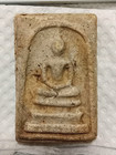 Thai Amulet Phra Somdej Phim Wat Rakang Lacquered And Gilded Rare Holy Pendant