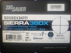 10 Avail   Nib Sig Sauer Sierra 3bdx 4 5-14 X 44 Mm Rifle Scope - Black
