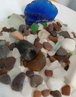 Pnw Genuine Sea Glass Surf Tumbled Beach Craft Jewelry Lot Mosaic Mix Lot 5