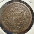 1856 Large Cent Coin 1 Cent