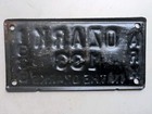 Vintage 1939 Arkansas License Plate 3 Digit  133 In The Ozarks 
