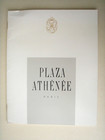 Hotel Plaza Athenee  Paris  Two 1980 s Brochures Very Beautifully Illustrated