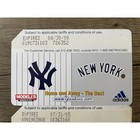 Lot Of 2 Nyc Mta Metrocards New York Yankees Home And Away Adidas 2000