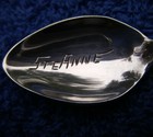 Good Ste Anne Canada Sterling Enamel Handle Demi Souvenir Spoon-bm Co -nr