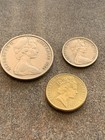 Trio Of Australian Coins 1966 20c  Platypus  1966 5c Echidna  1995  2 Aborigine