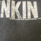 Linkin Park 2012 Blue Logo Black T-shirt Original Rock Music