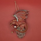 Ashton-drake Dragons Of The Crystal Cave Ornament Set Of 5