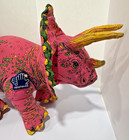     applause Pink Triceratops 16    Dinosaur Plush 1992 Determined Productions Inc    
