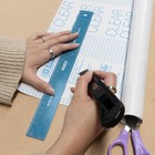 Bazic Products Book Wrap - Clear Book Cover Self Adhesive Book Protector For Boo