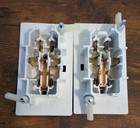 Pair Of Wirecon Wdru15wt Self Contained Universal Duplex Receptacle   no Backs  
