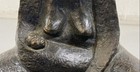 Antique Bronze Art Sculpture Signed - Mother Child Newborn Maternity Motherhood