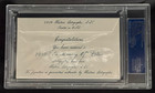 2010 Historic Autographs George Bradshaw Inscribed Cut Auto   Psa dna  Senators
