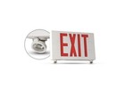 Led Exit Sign Emergency Light   hi Output Red Compact Ul Listed