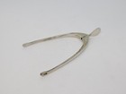 Sterling Silver Wishbone Form Sugar Tongs Antique 1924 Birmingham
