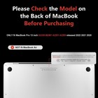 Meegoodo For Macbook Pro Case 13 Inch 2022 2021 2020 A2338 M2 m1 A2251 A2289 Wit