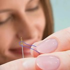 12-60pcs Easy Thread Sewing Needles Stainless Steel Hand Stitching Diy Pins Tool