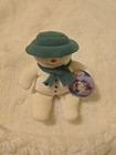 Vintage Eden Raymond Briggs  the Snowman  Plush Scarf Hat 9  With Tag 1998  read