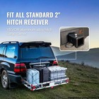 500lb Hitch Cargo Carrier 47x20x6 Aluminum 2  Receiver Foldable