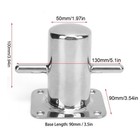 316 Stainless Steel Single Mooring Bitt Heavy Duty Cross Bollard Cleat Marine