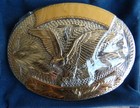 Adm Silversmith Collection Eagle Belt Buckle  Vintage  New In Box  Collectors   