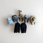 Zoo Rare  Safari Velvet Plush American Museum Of Natural History 7 Pc