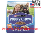2 Bags Purina Puppy Chow Dry Dog Food For Large Breeds With Chicken  30 Lb Bag