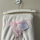 Kyle   Deena Elephant Baby Blanket Pink White 30x30 Soft Plush Gift Nursery New
