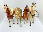 Hartland-style 8 Horse   Rider Lot Tonto Roy Rogers Robert E Lee Scout Vintage