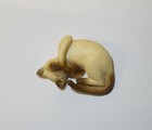 Dollhouse Siamese Cat Laying On Back 1 12 Doll House Miniature Pet